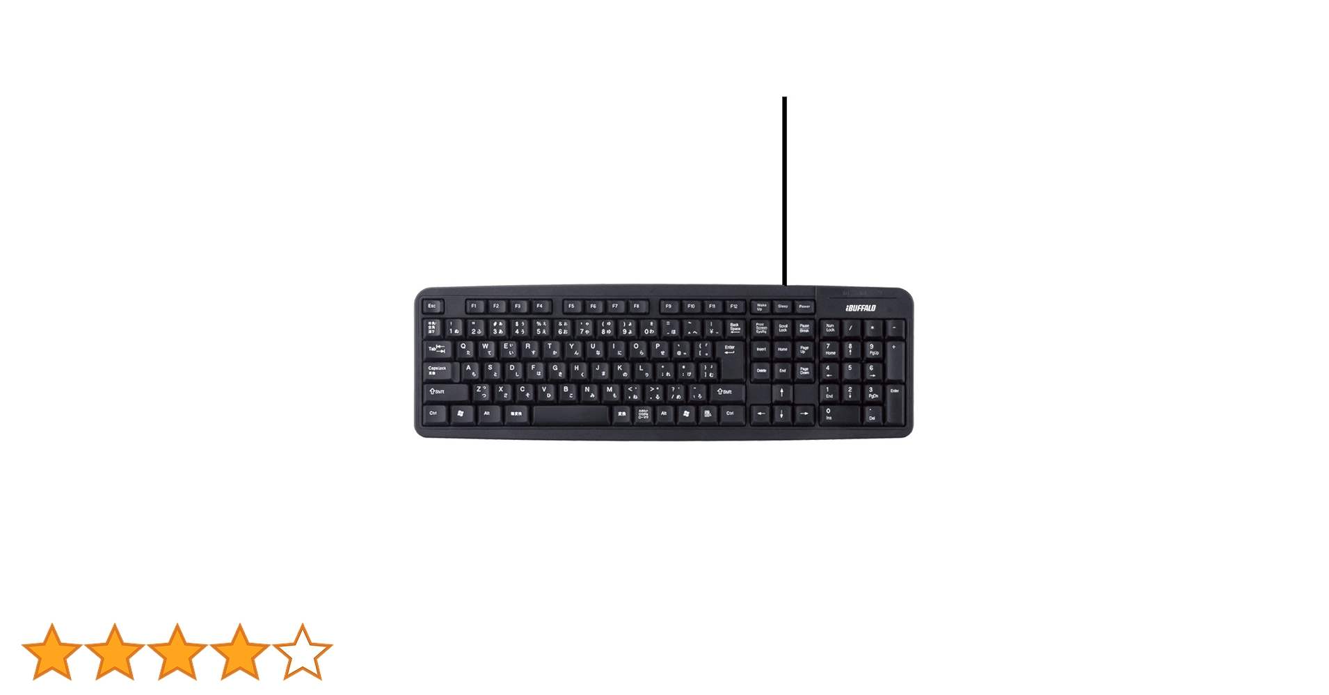 (未使用･未開封品)バッファロー BUFFALO USB接続 有線スタイリッシュキーボード ブラック BSKBU15BK Amazon.co.jp: バッファロー BUFFALO USB接続 有線